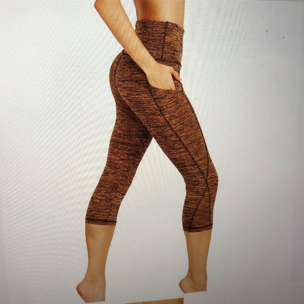 Codefit Women/Big Girls Yoga Workout Capri Leggings 2 Pockets Size XS - Picture 5 of 15